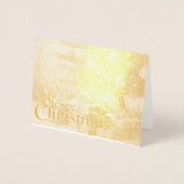 Xmas Motif, mit Geschenken unter dem Weihnachtsbau Folienkarte (Vorderseite)