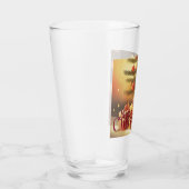 Xmas Motif, mit Geschenken unter dem Weihnachtsbau Glas (Rechts)