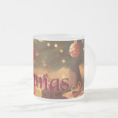 Xmas Motif, mit Geschenken unter dem Weihnachtsbau Mattglastasse (VorderseiteRechts)