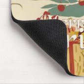Xmas Motif, mit Geschenken unter dem Weihnachtsbau Mousepad (Ecke)
