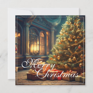 Xmas Motif mit Geschenken unter dem Weihnachtsbaum