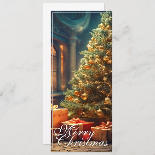 Xmas Motif mit Geschenken unter dem Weihnachtsbaum (Vorne/Hinten)