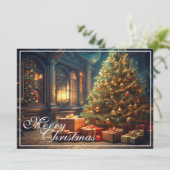 Xmas Motif mit Geschenken unter dem Weihnachtsbaum (Stehend Vorderseite)