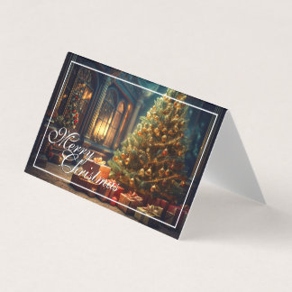 Xmas Motif mit Geschenken unter dem Weihnachtsbaum