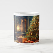 Xmas Motif mit Geschenken unter dem Weihnachtsbaum Jumbo-Tasse (Vorderseite)