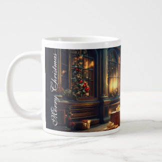 Xmas Motif mit Geschenken unter dem Weihnachtsbaum Jumbo-Tasse