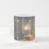 Xmas Motif mit Geschenken unter dem Weihnachtsbaum Mattglastasse (Vorderseite Links)