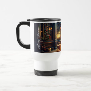 Xmas Motif mit Geschenken unter dem Weihnachtsbaum Reisebecher