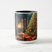 Xmas Motif mit Geschenken unter dem Weihnachtsbaum Tasse (Zentrum)