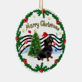Xmas Music 1 - MC - Dackel (BT) Keramikornament (Rechts)