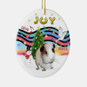 Xmas Music 2 - Braune Guinea Pig #1 Keramikornament (Rechts)