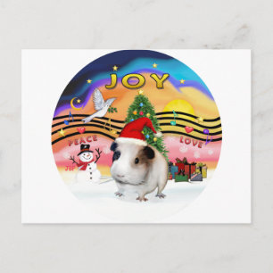 Xmas Music 2 - Guinea Pig 1 - hat Feiertagspostkarte