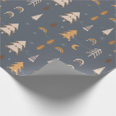 Xmas Muster boho Stil Geschenkpapier (Ecke)
