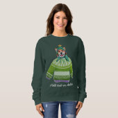 Xmas Niedlich Corgi Ugly Weihnachtshunde Mama Sweatshirt (Vorne ganz)
