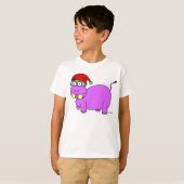 Xmas Nilpferd Kinder Shirts (Vorne ganz)