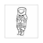 Xmas Nutcracker Gummistempel (Prägung)