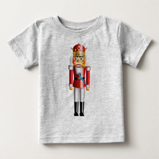 Xmas Nutcracker King Baby T-shirt (Vorderseite)