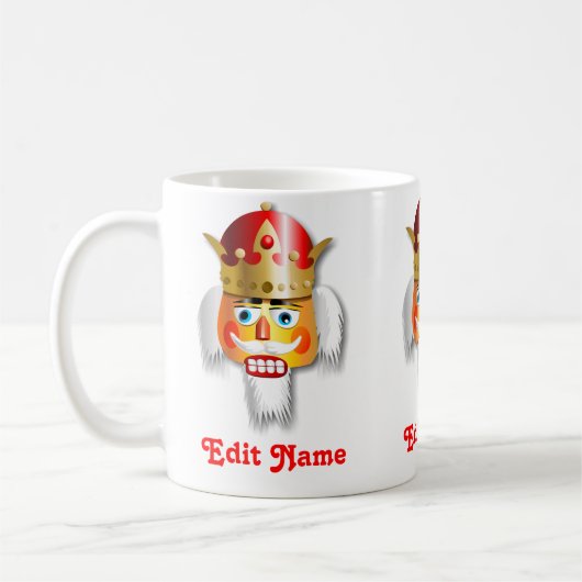 Xmas Nutcracker King mit Goldkrone Kaffeetasse (Links)