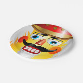 Xmas Nutcracker Toy Soldier mit Army Hat Paper Pl Pappteller (Schrägansicht)