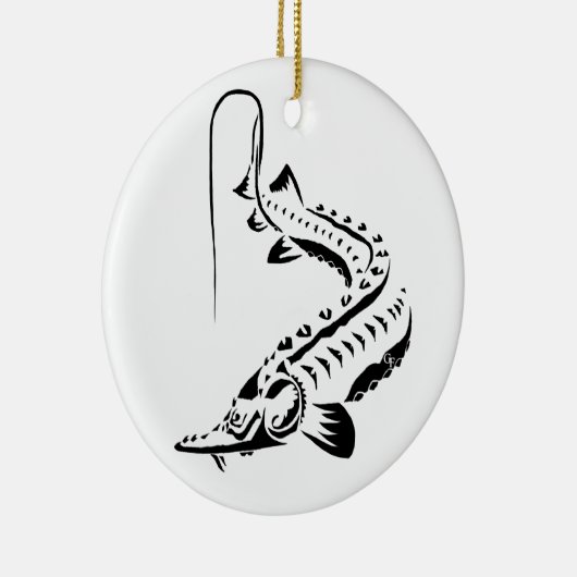 >XMAS ORNAMENT - STURGEON FISH - AMU DARYA-GERICHT (Rechts)