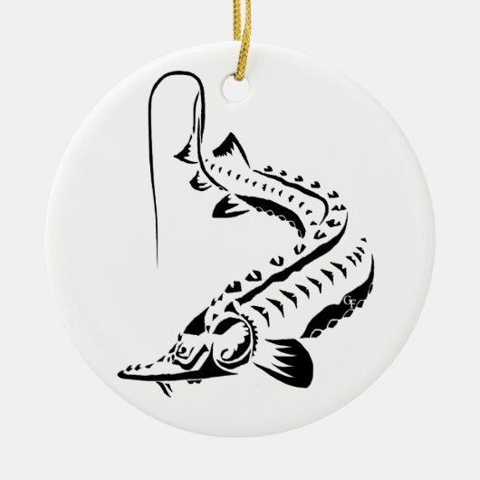 >XMAS ORNAMENT - STURGEON FISH - AMU DARYA-GERICHT (Vorne)