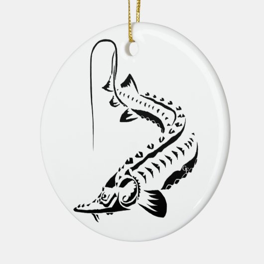 >XMAS ORNAMENT - STURGEON FISH - AMU DARYA-GERICHT (Links)