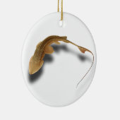 >XMAS ORNATION - STURGEON FISH - REALE SHOVELNOSE KERAMIK ORNAMENT (Rechts)