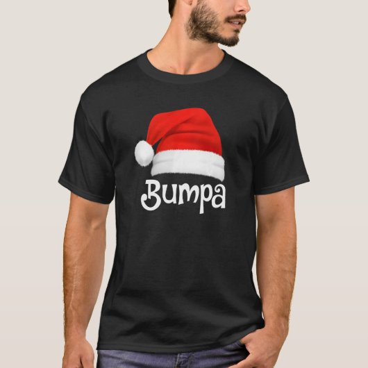 Xmas Pajama Group Matching Bumpa Christmas Hat T-Shirt (Vorderseite)