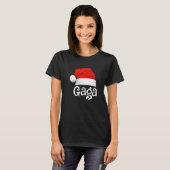 Xmas Pajama Group Matching Gaga WeihnachtsHat T-Shirt (Vorne ganz)