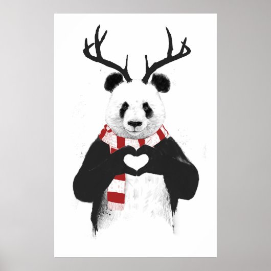 Xmas Panda Poster (Vorne)