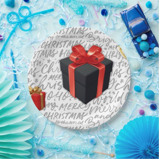 Xmas-Papierplatte Pappteller (Party)