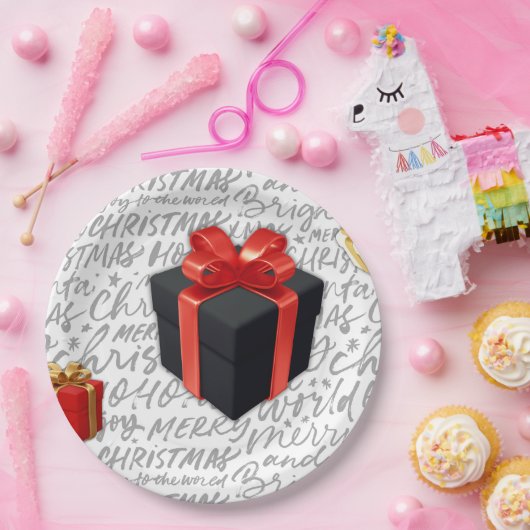 Xmas-Papierplatte Pappteller (Party)