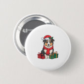 Xmas Party Decoration Australian Shepherd Dog Chri Button (Vorne & Hinten)