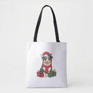 Xmas Party Decoration Australian Shepherd Dog Chri Tasche
