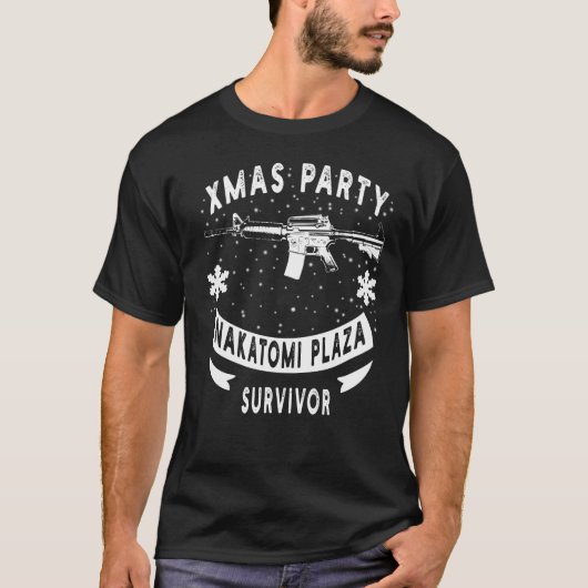 Xmas Party Nakatomi Plaza Survivor Weihnachtsfest  T-Shirt (Vorderseite)