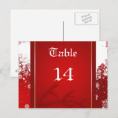 Xmas Party Tischnummer (Vorne/Hinten)