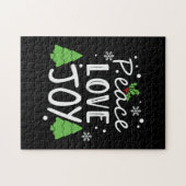 Xmas Peace Liebe Joy Puzzle (Horizontal)