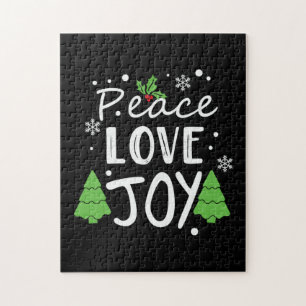 Xmas Peace Liebe Joy Puzzle