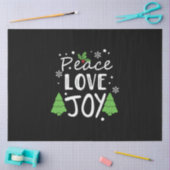 Xmas Peace Liebe Joy Seidenpapier (Basteln)