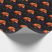 Xmas Praying black Geschenkpapier (Ecke)