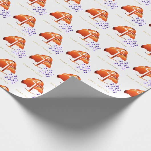 Xmas Praying Geschenkpapier (Ecke)