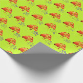 Xmas Praying greenish Geschenkpapier (Ecke)