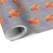 Xmas Praying grey Geschenkpapier (Rolleneckpunkt)