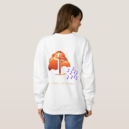 Xmas Praying Sweatshirt (Schwarz voll)