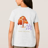 Xmas Praying Tri-Blend Shirt (Rückseite)