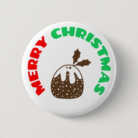 Xmas Pudding Button (Vorderseite)