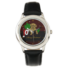 XMas Puppy Armbanduhr