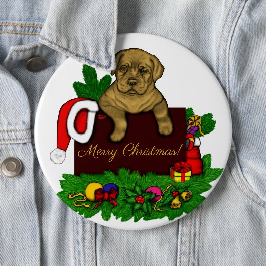 XMas Puppy Button (Beispiel)