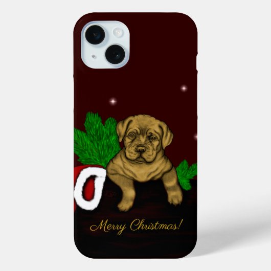 XMas Puppy Case-Mate iPhone Hülle (Rückseite)