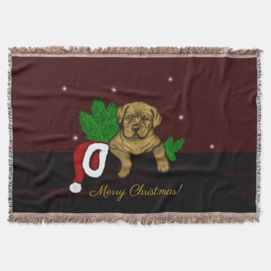 XMas Puppy Decke (Vorderseite)